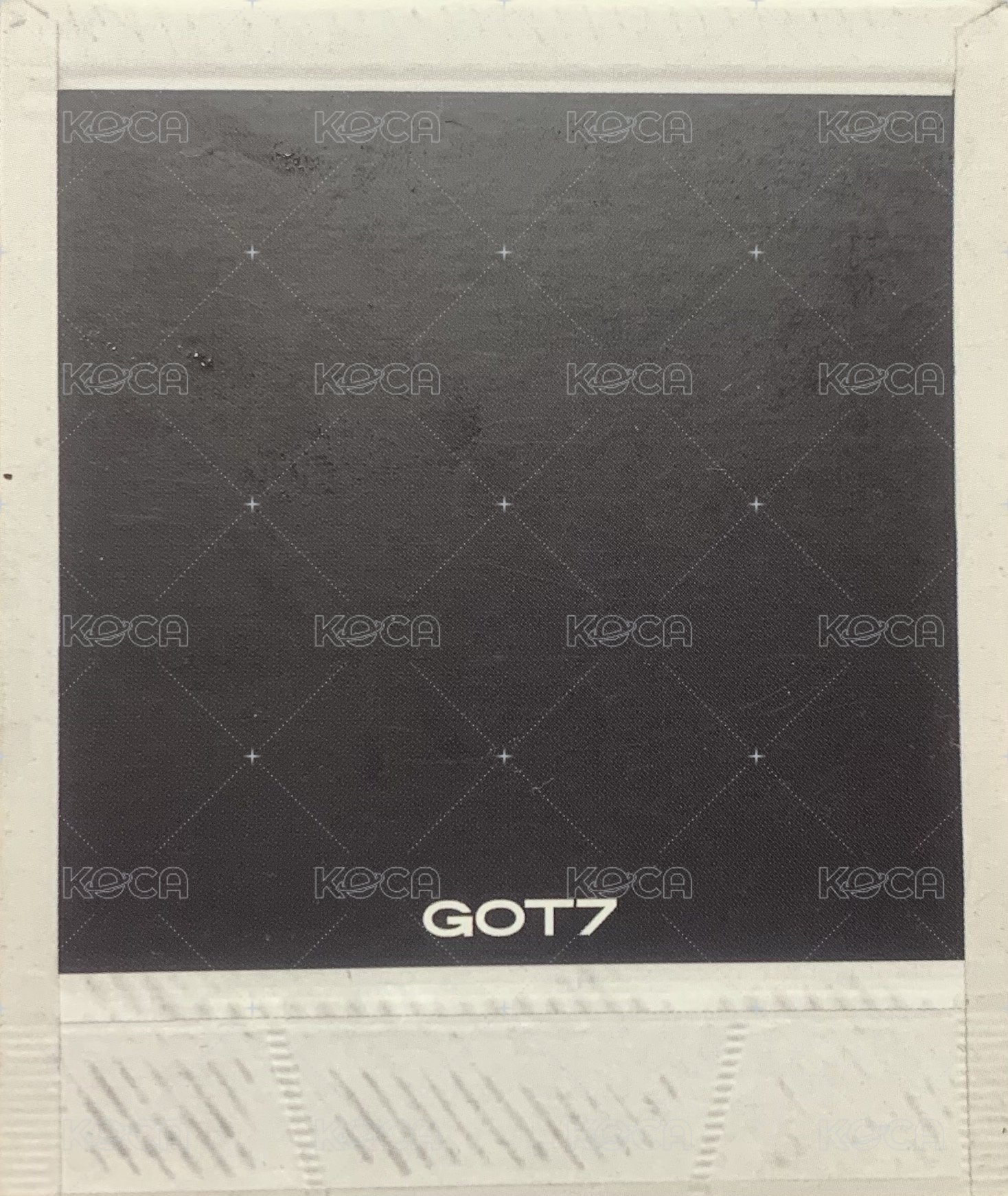 GOT7 專輯卡 彩色拍立得 背面