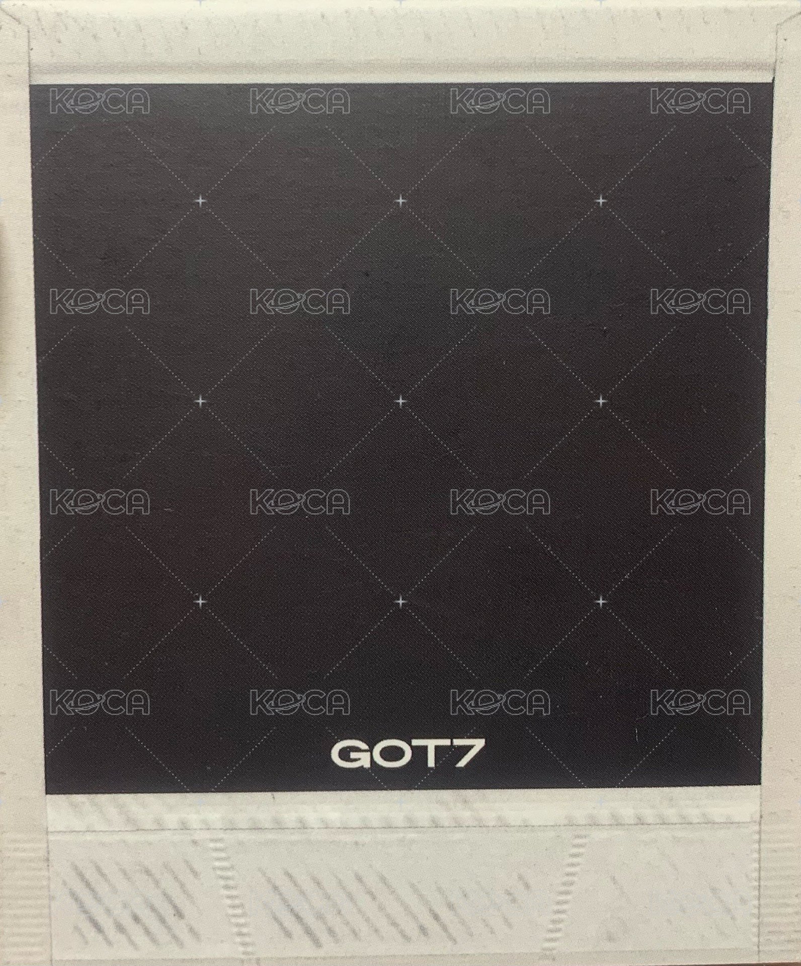 GOT7 專輯卡 彩色拍立得 背面