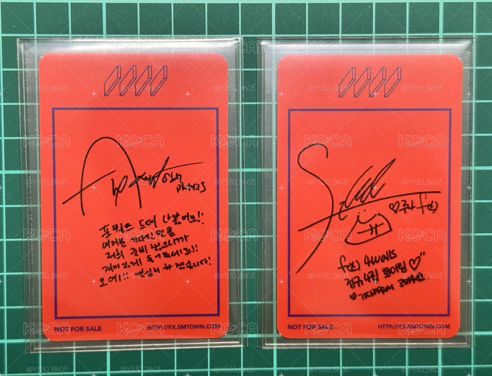 f(x) Amber Luna 專卡 ES Electric Shock 4 Walls