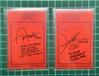 f(x) Amber Luna 專卡 ES Electric Shock 4 Walls