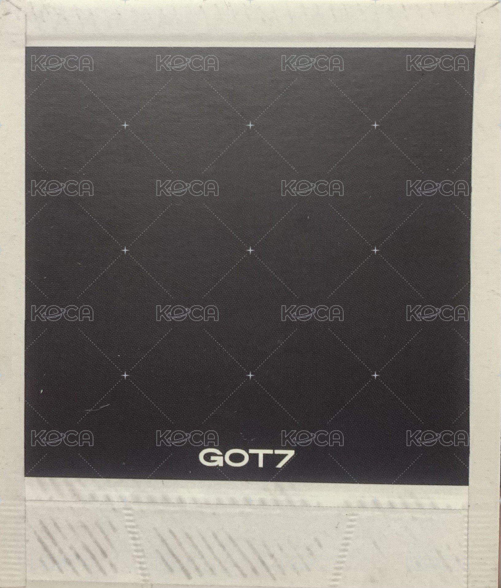 GOT7 專輯卡 彩色拍立得 背面