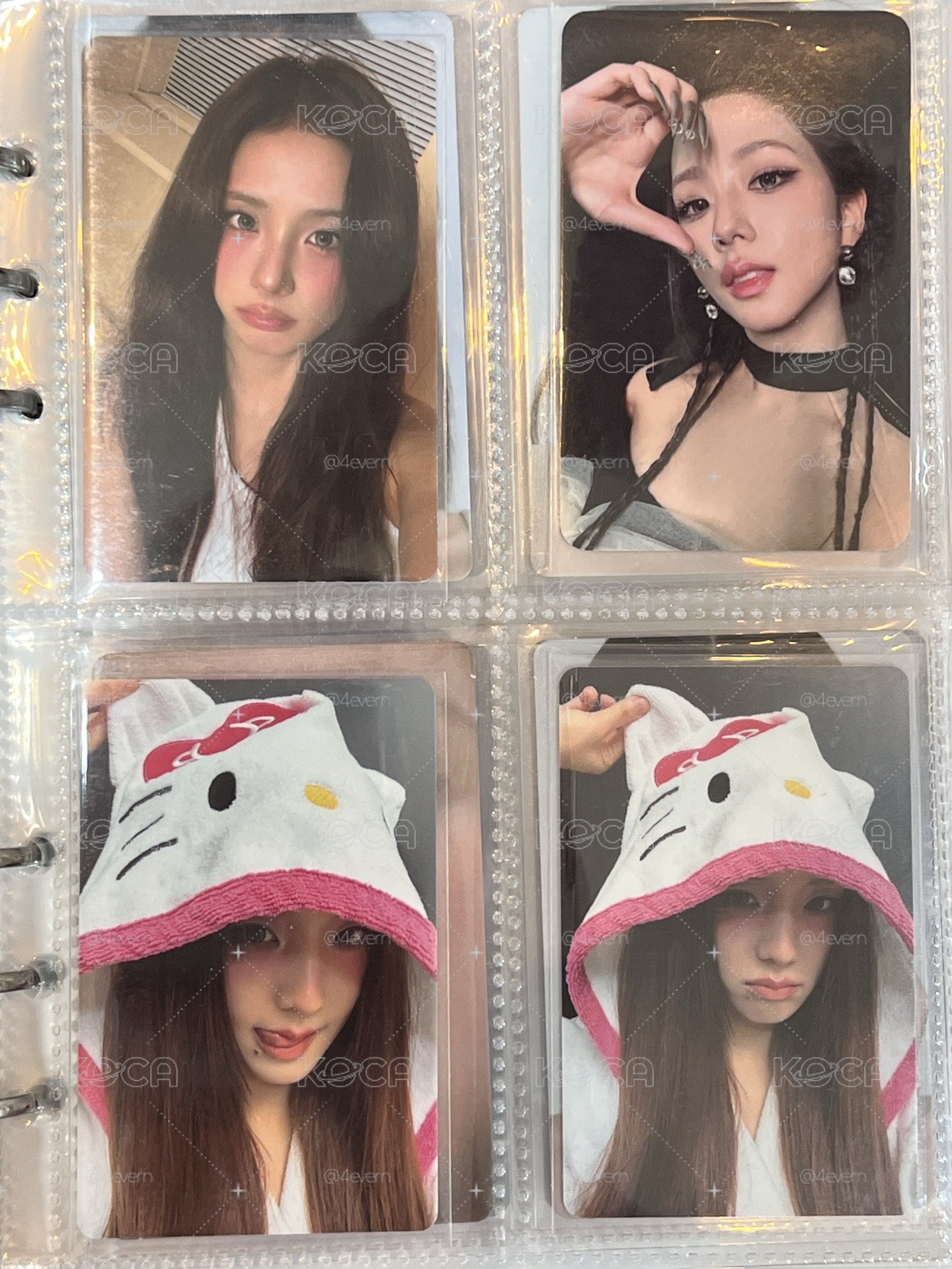 Jisoo amortage 9張一起不拆出 專卡 卡包 快閃
