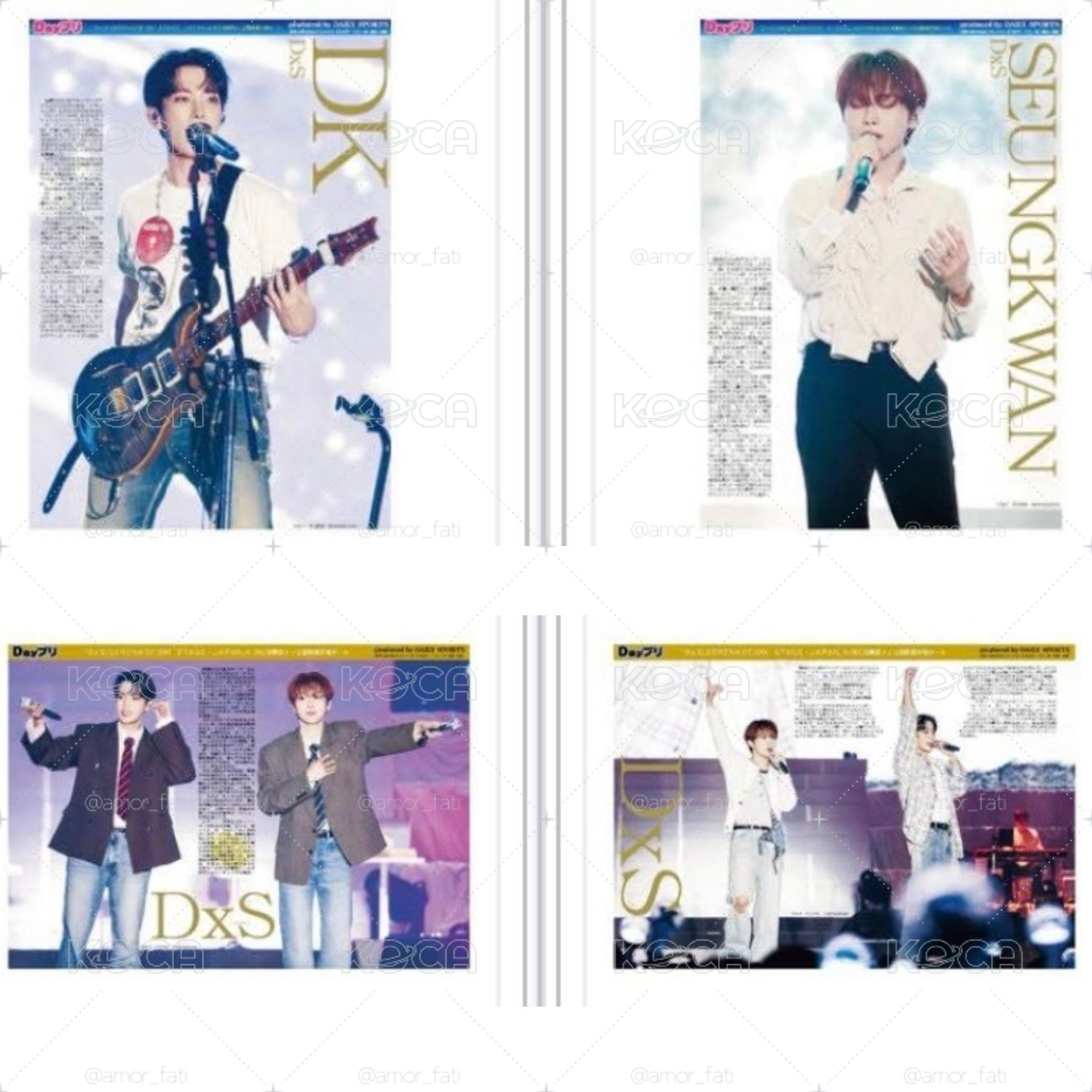 SVT💎 DxS 日本場 新聞海報 好看死!!!