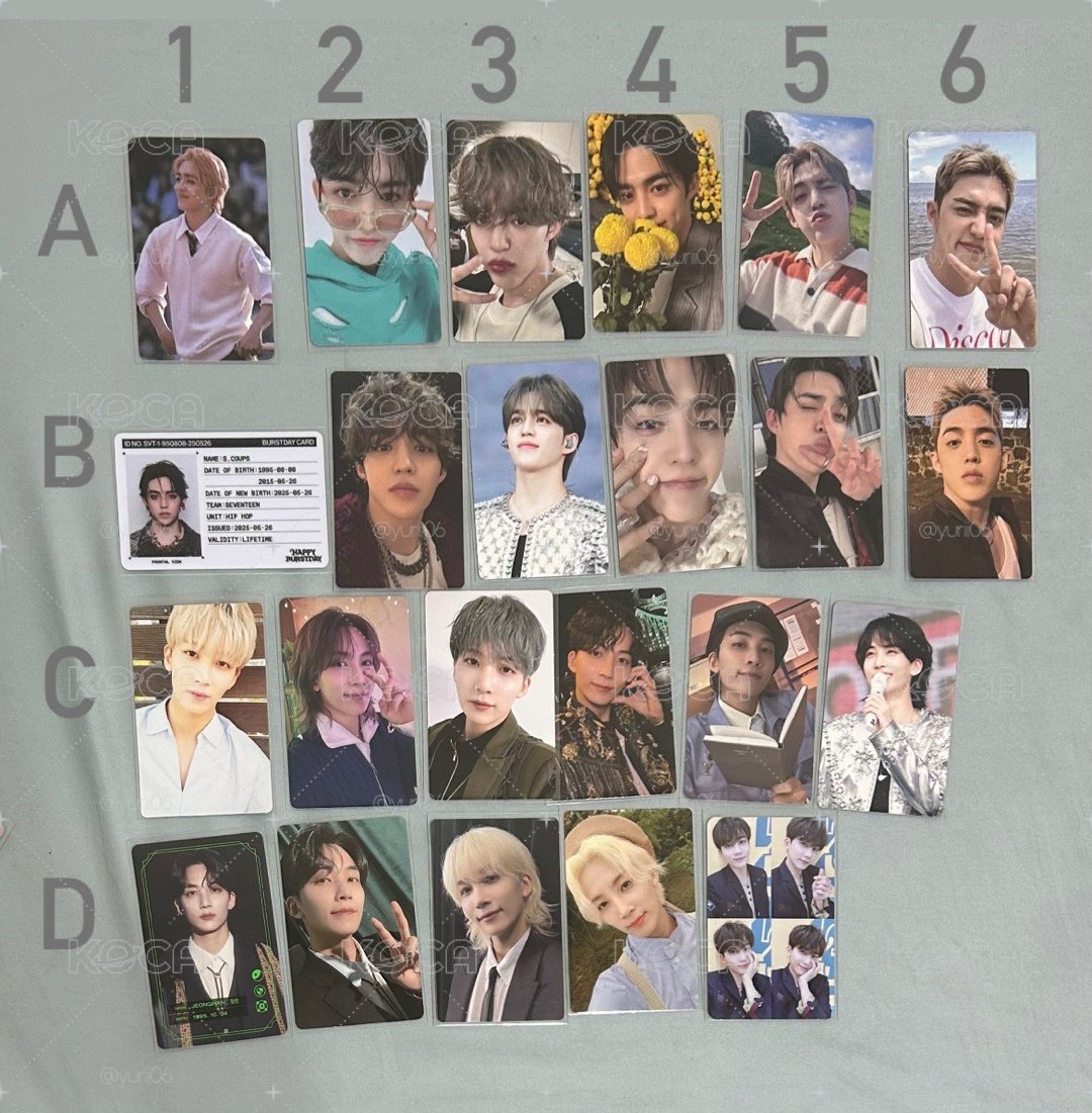 🩷SEVENTEEN 小卡專區（需綁）