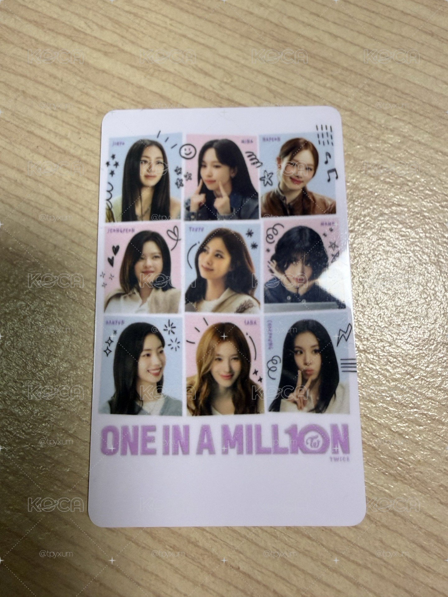 TWICE 應援小卡