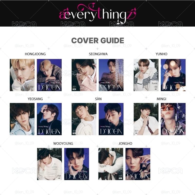 Ateez Dicon雜誌 旼