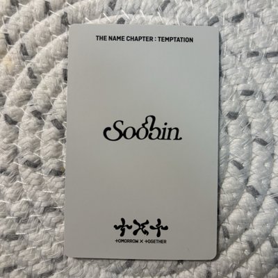 Soobin 崔秀彬 迷五 專輯卡 Lullaby版
