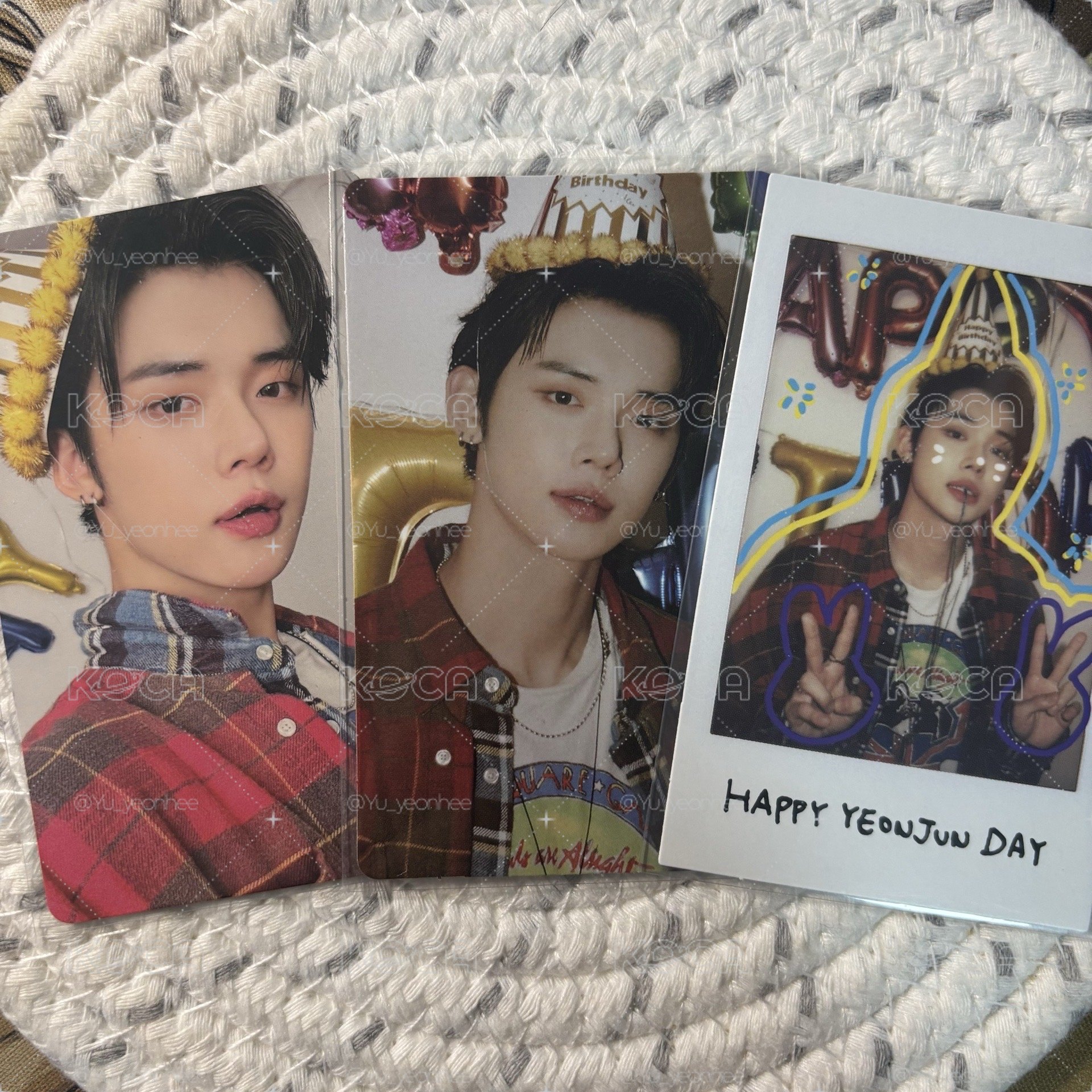 Yeonjun 崔然竣 23 DECO KIT 周邊卡 