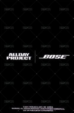 Bose 代言卡 耳機卡 背面