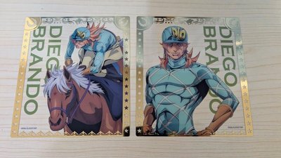 JOJO飆馬野郎迪亞哥透明色紙