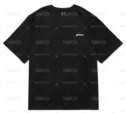 LE SSERAFIM SPAGHETTI黑短T(XL)