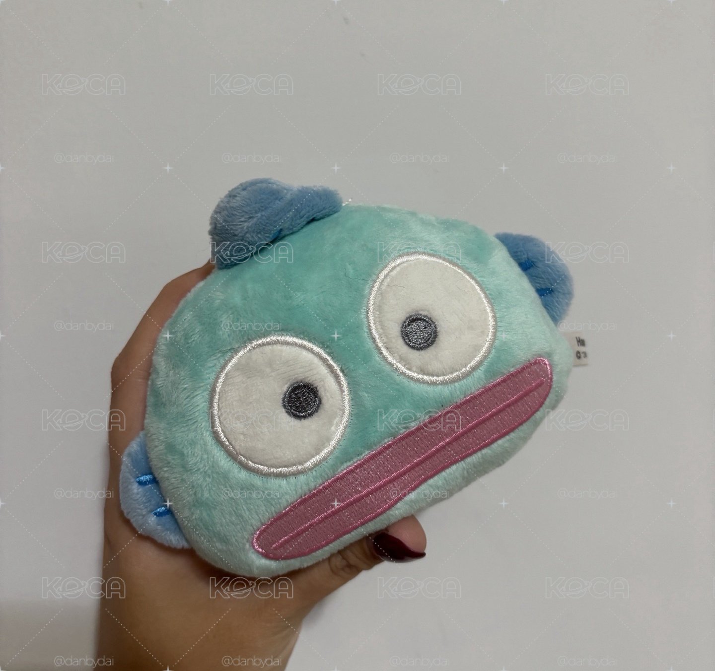 三麗鷗漢頓 毛絨隨身鏡 吊飾