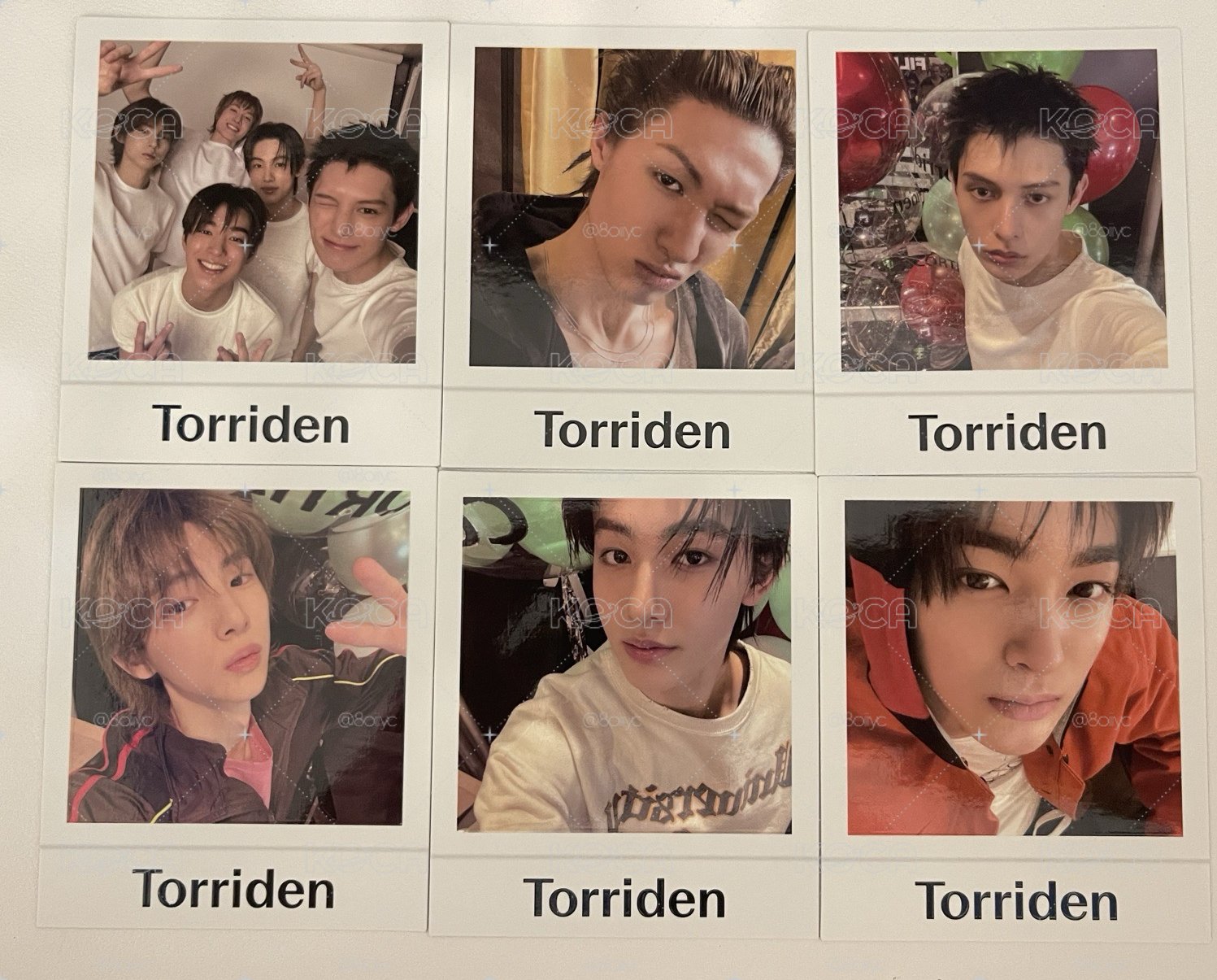 Torriden 桃瑞丹 代言卡 一套