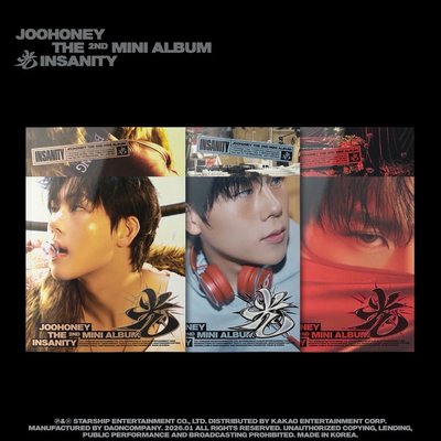 JOOHONEY INSANITY 簽售未拆專輯