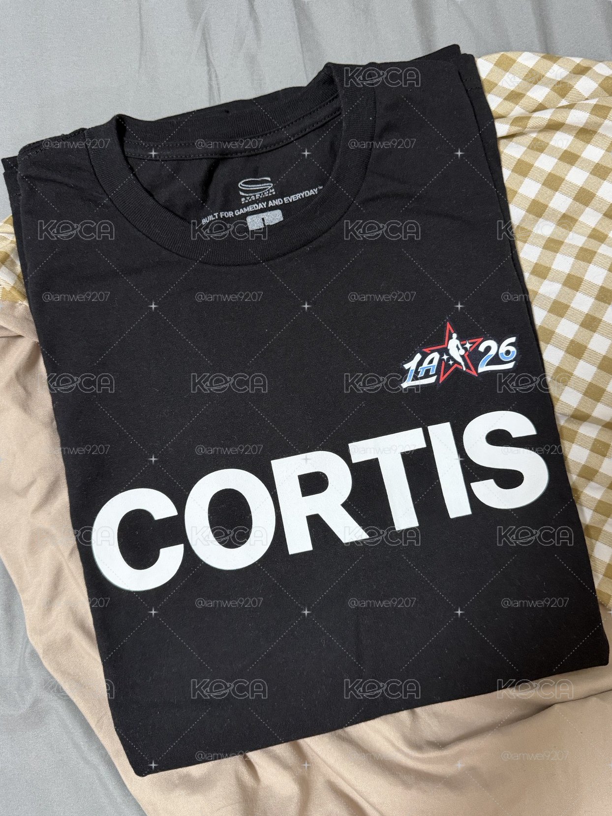NBA all star T-shirt 黑L
