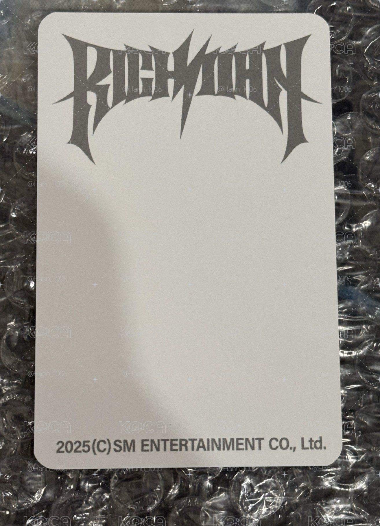 aespa richman快閃 長袖柚