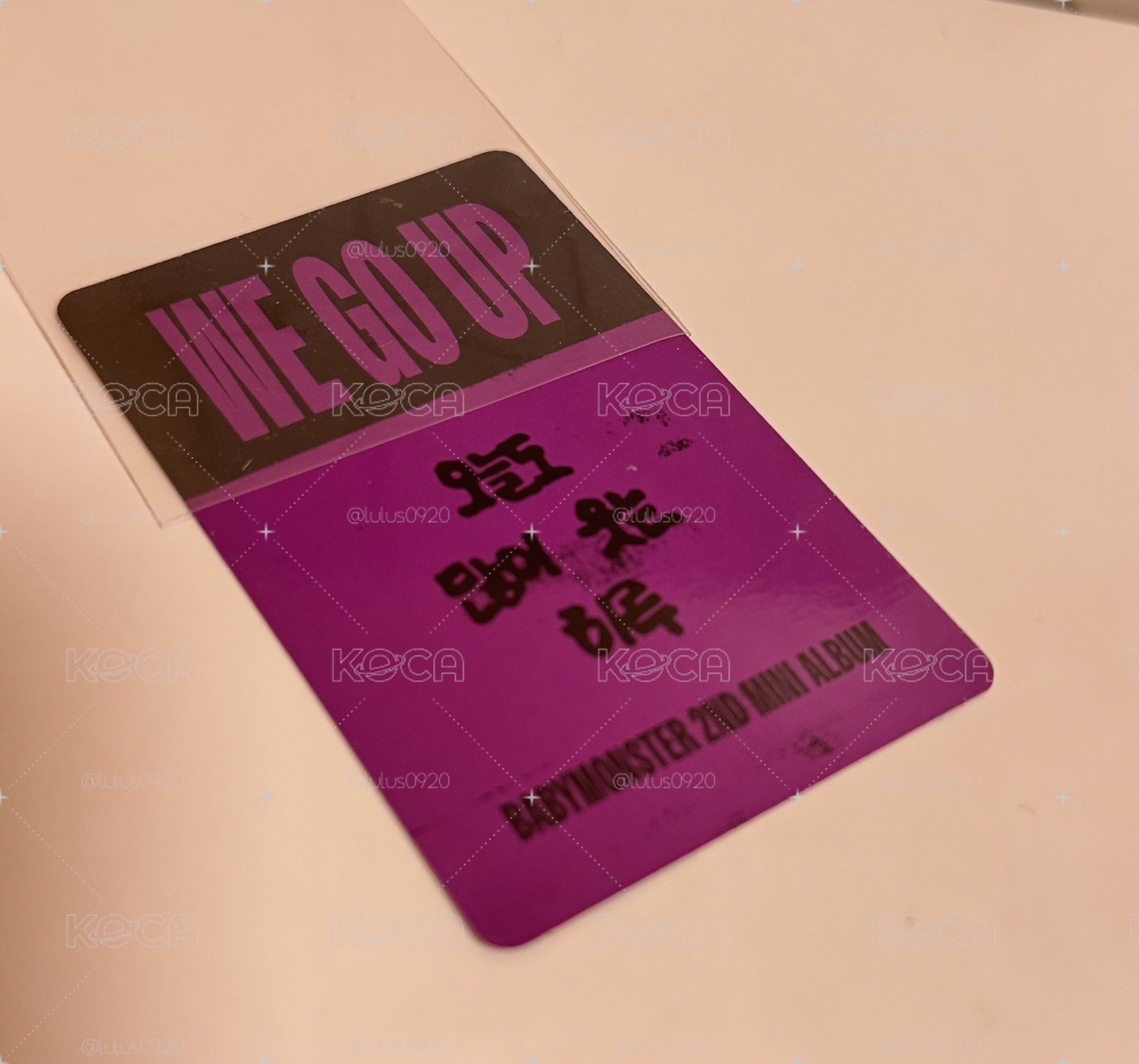 WE GO UP 專輯卡 POSTCARD ver. 雅賢