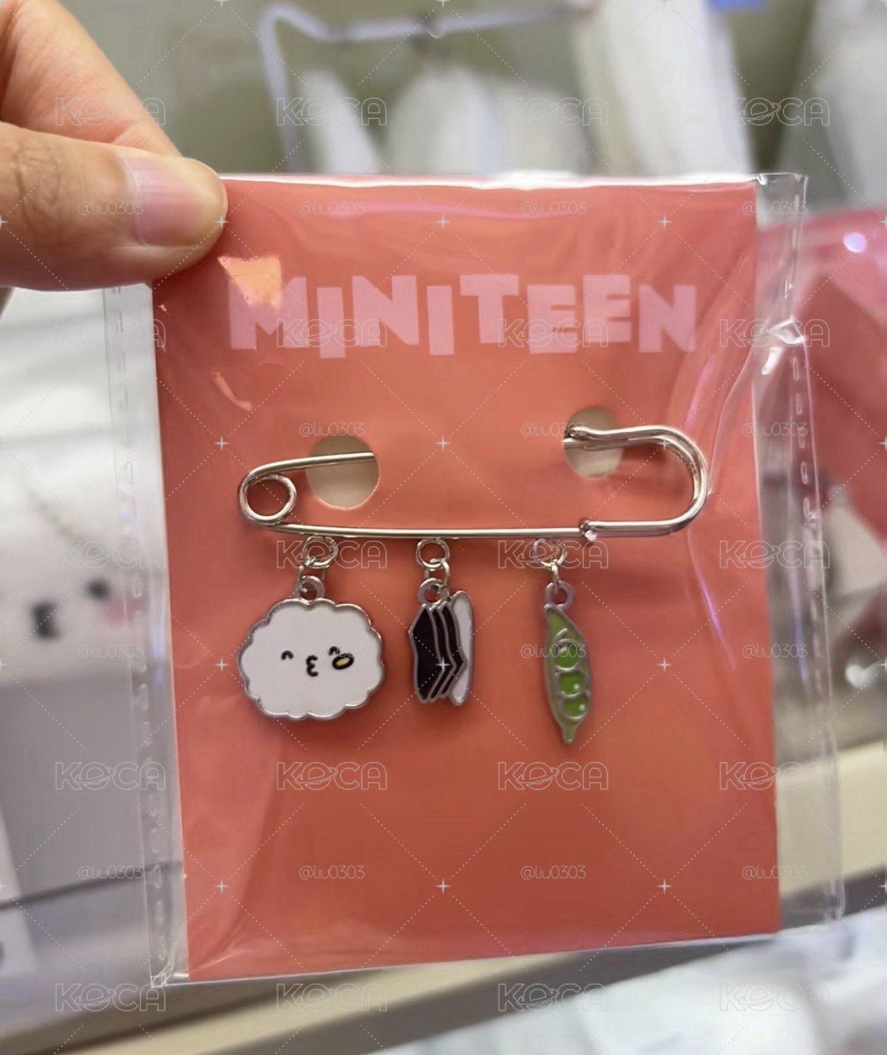 現貨全新未拆 SEVENTEEN MINITEEN 勳 米粒 金屬胸針