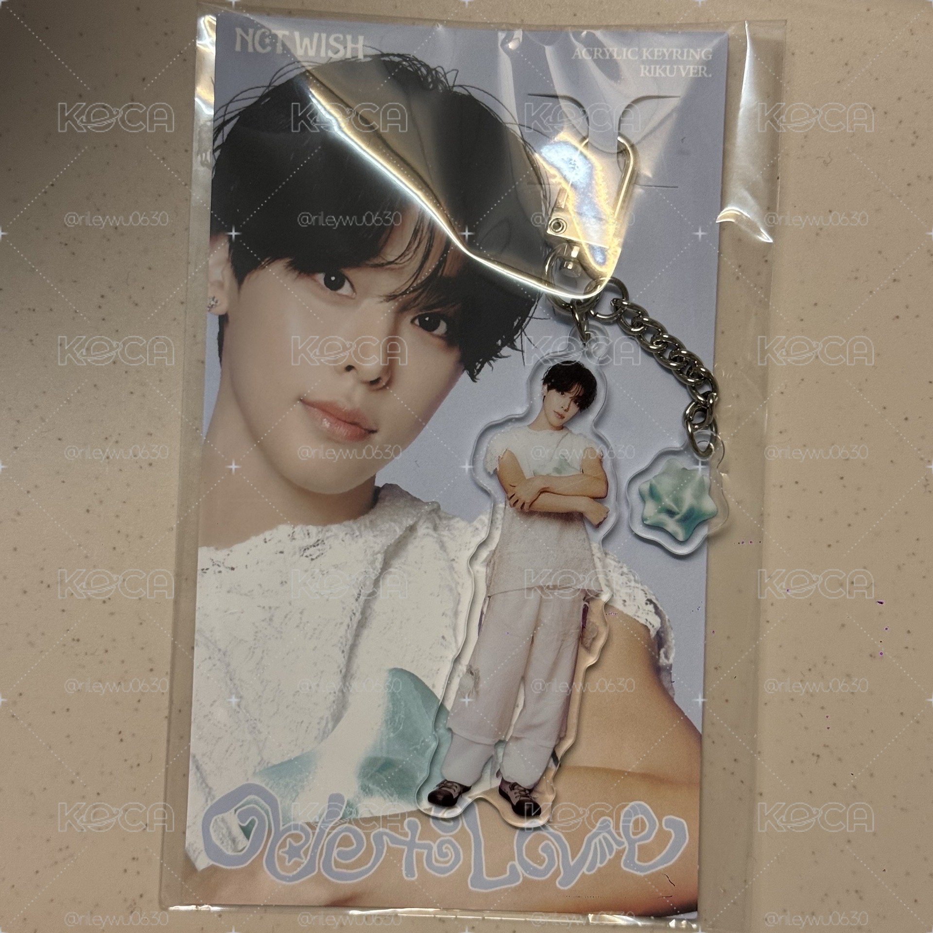 NCT WISH OTL快閃店鑰匙圈吊飾 Riku