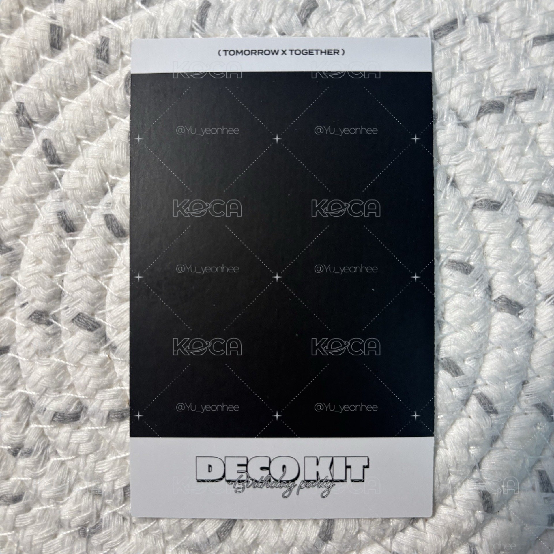 TXT 23 DECO KIT 周邊卡 