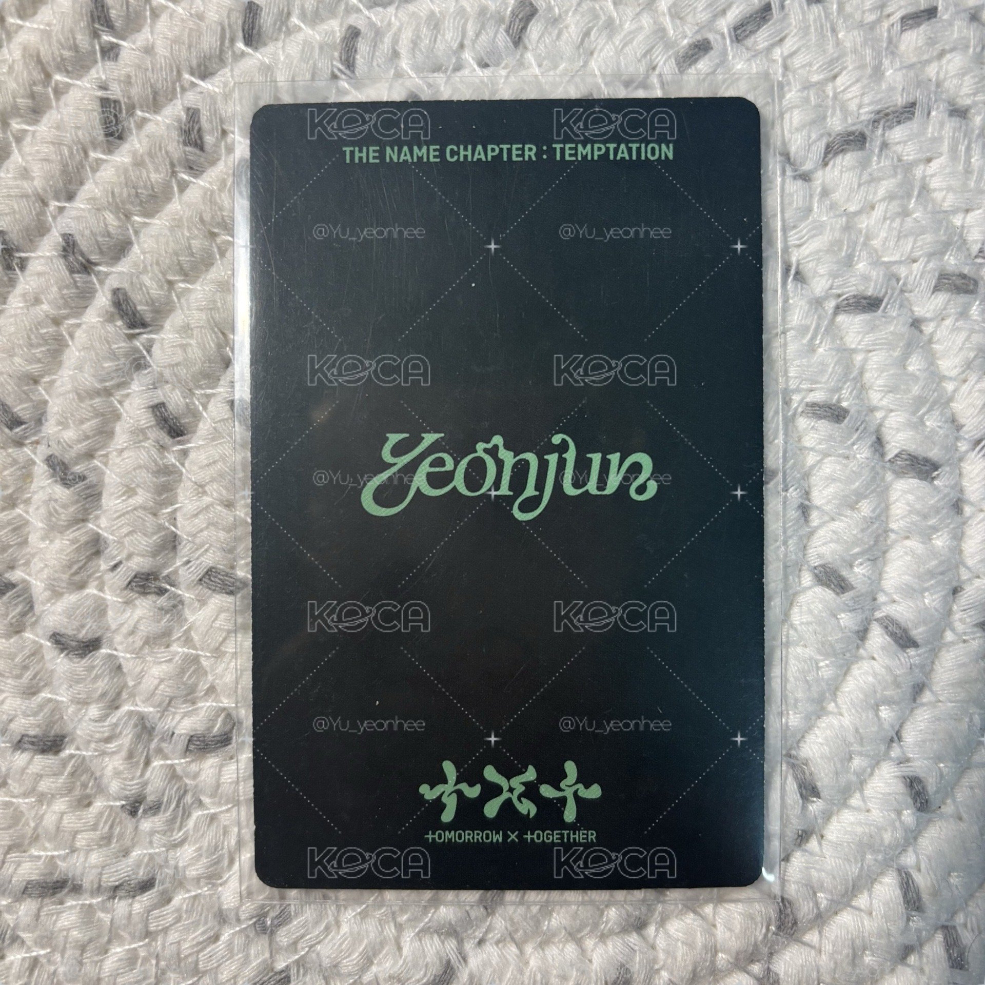 Yeonjun 崔然竣 迷五 專輯卡 Lullaby版