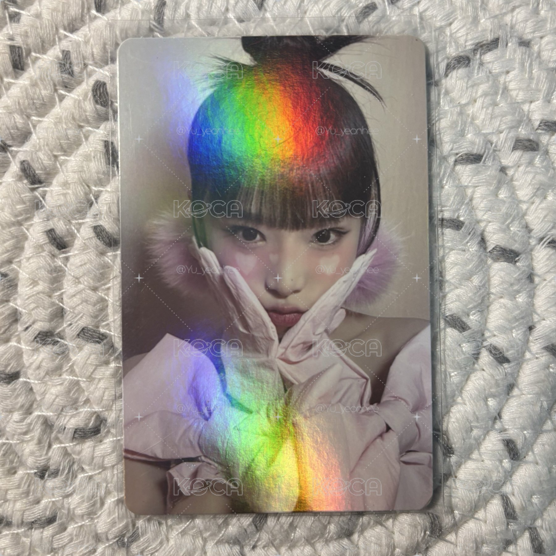 Yena 崔叡娜 SMiLEY 專輯卡 紫版閃卡
