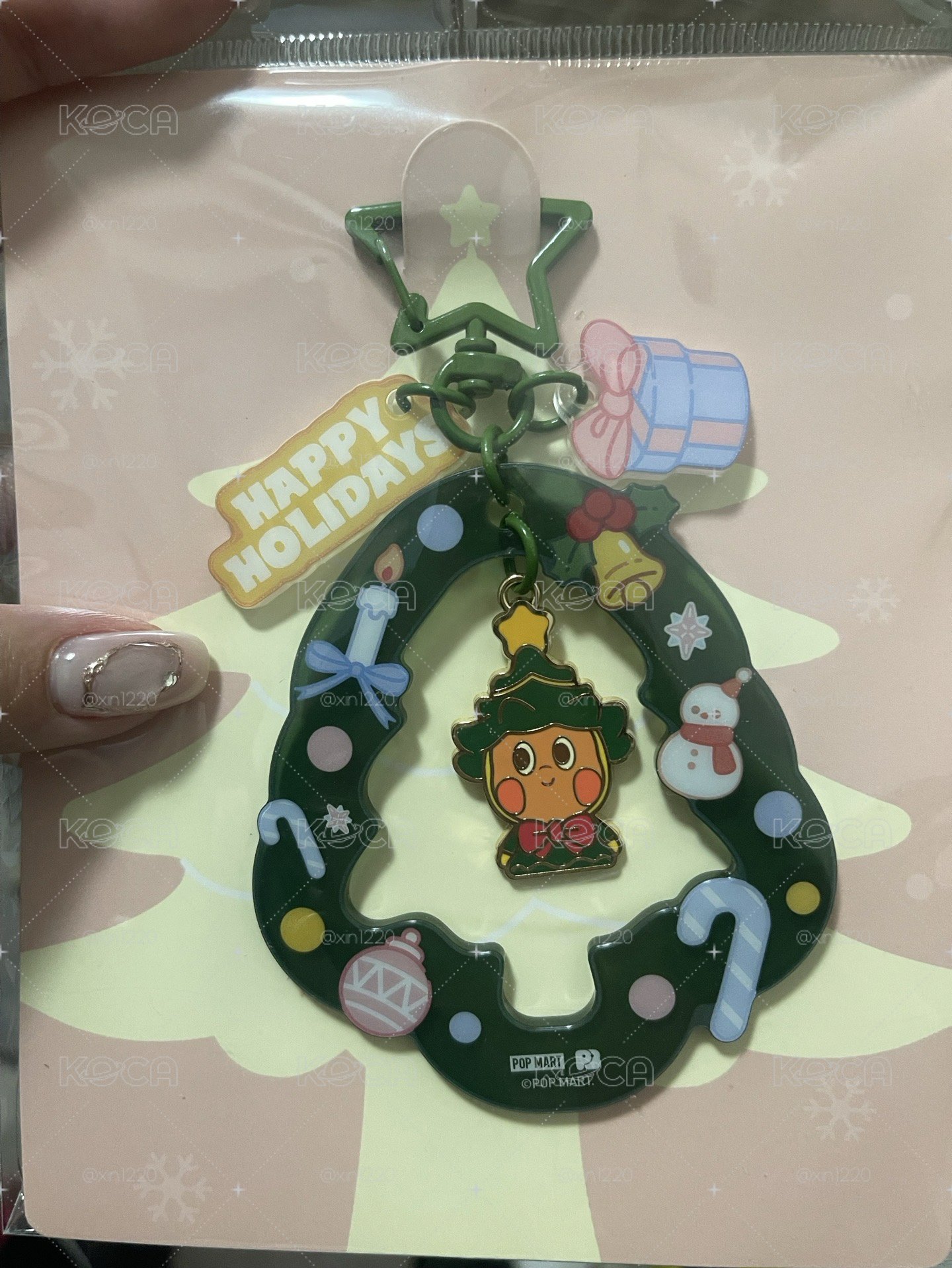 限量 星星人 聖誕鑰匙圈