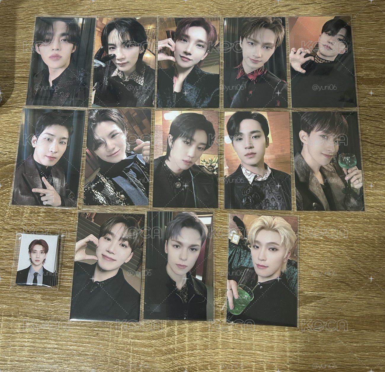 SEVENTEEN 8期會員禮小卡 證件照