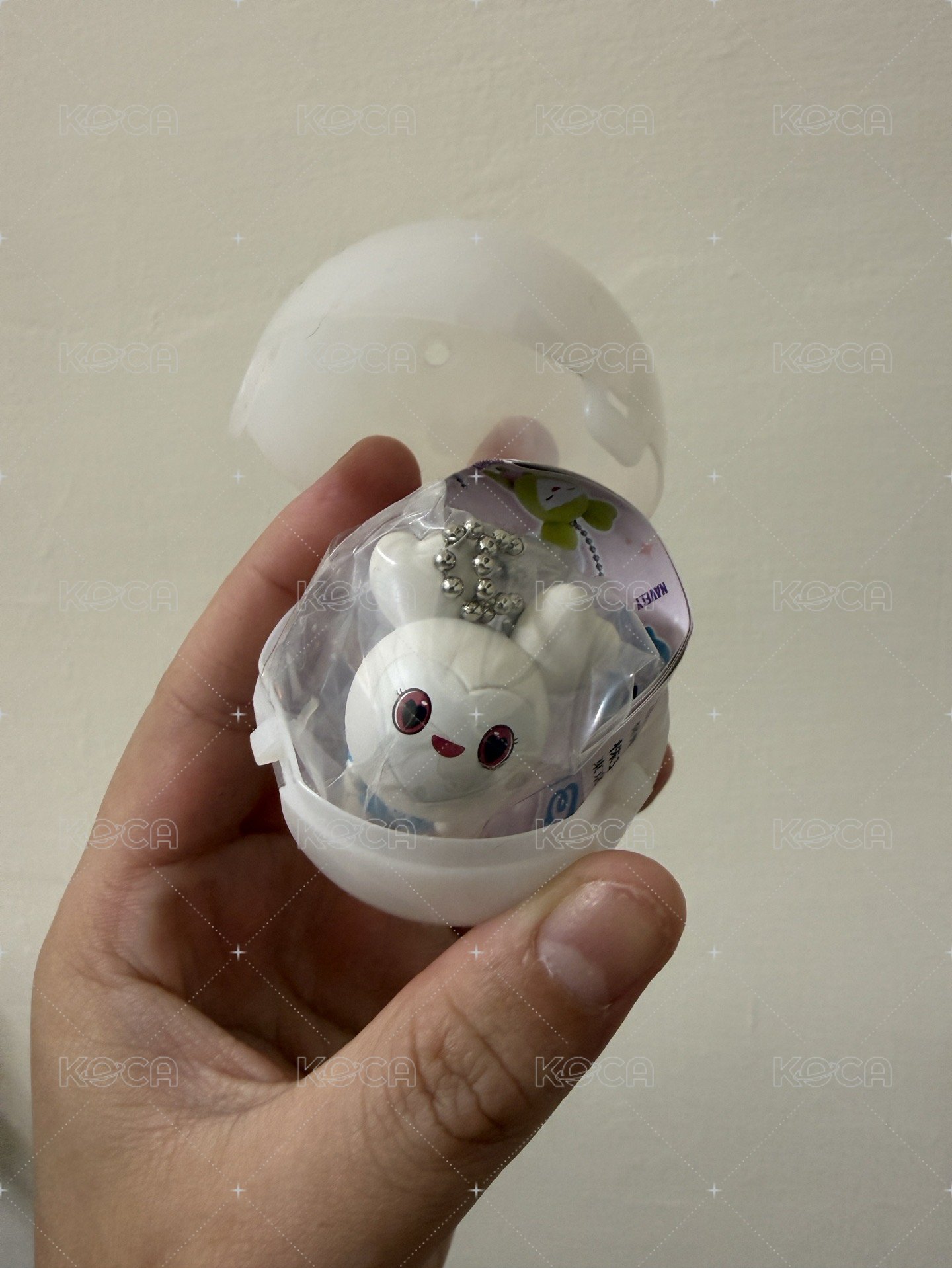 扭蛋鑰匙圈 豆