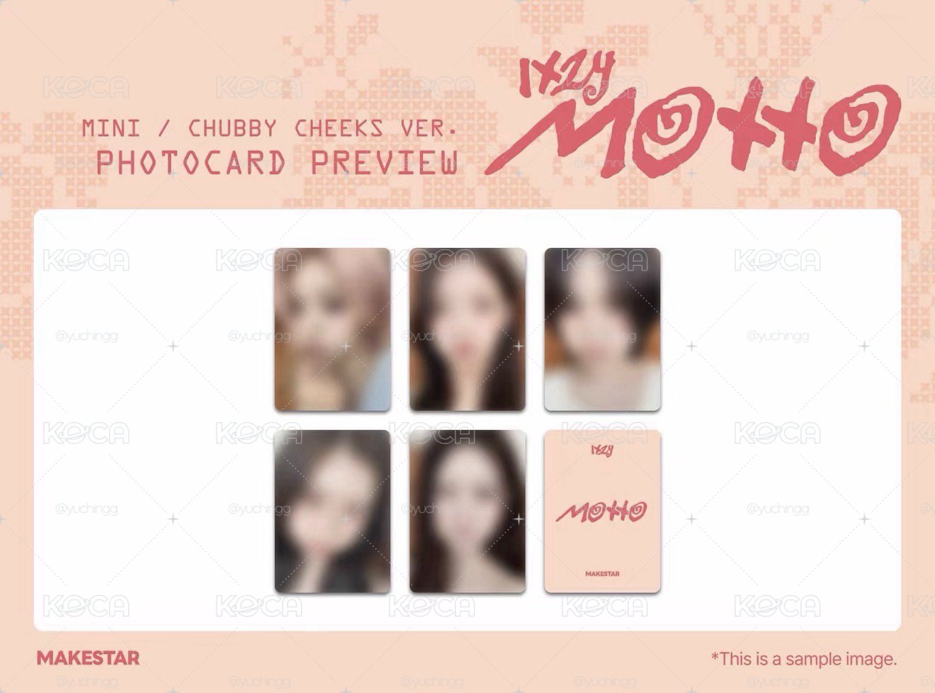 【非現簽售】itzy Motto ms 1.0 線上 簽售卡 MZ社員