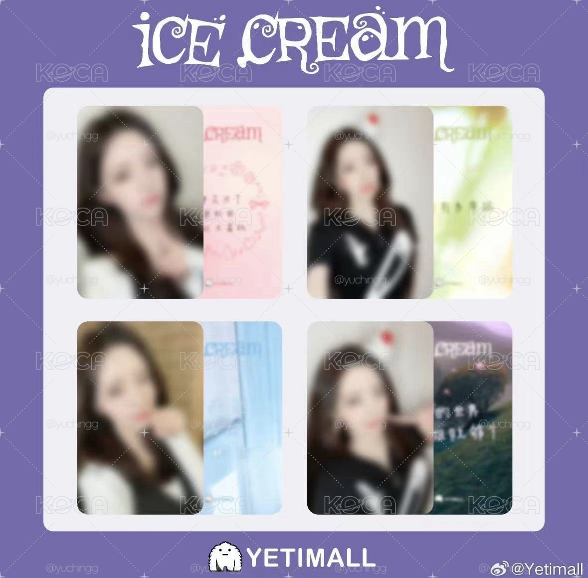 【非現簽售】Yuna Ice Cream yeti 香港 線下 簽售卡 