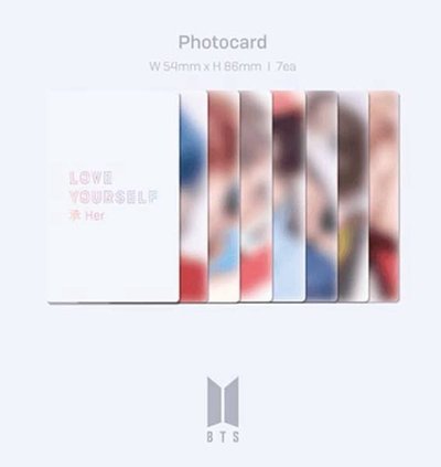 防彈少年團 BTS LOVE YOURSELF 承 'Her' (LP)黑膠小卡
