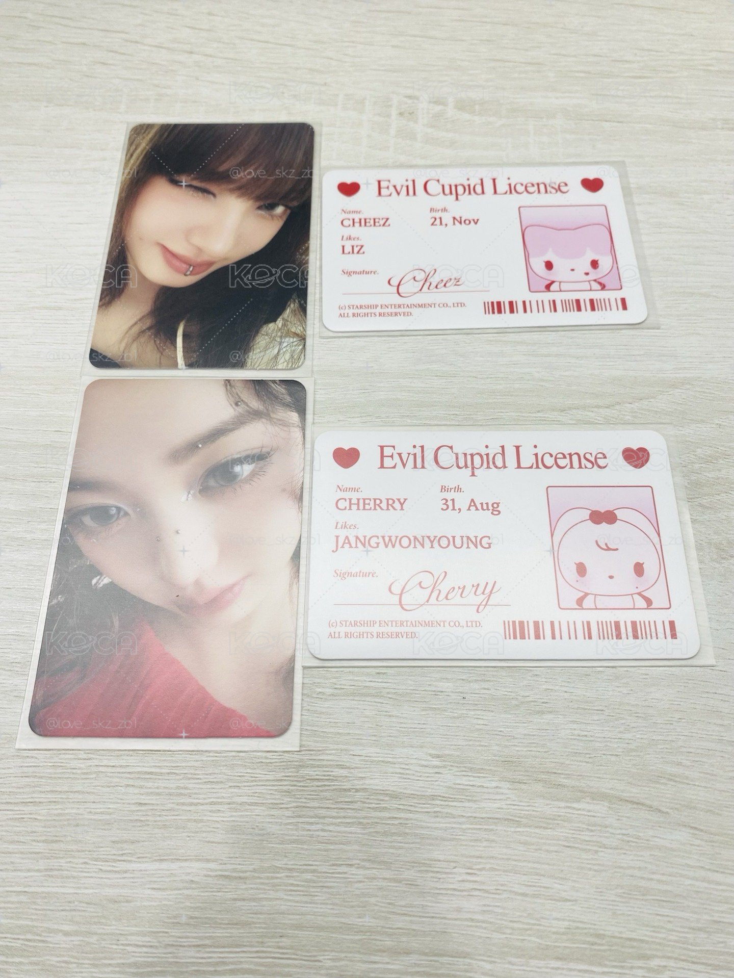 IVE SECRET 專輯卡 EVIL CUPID ver.