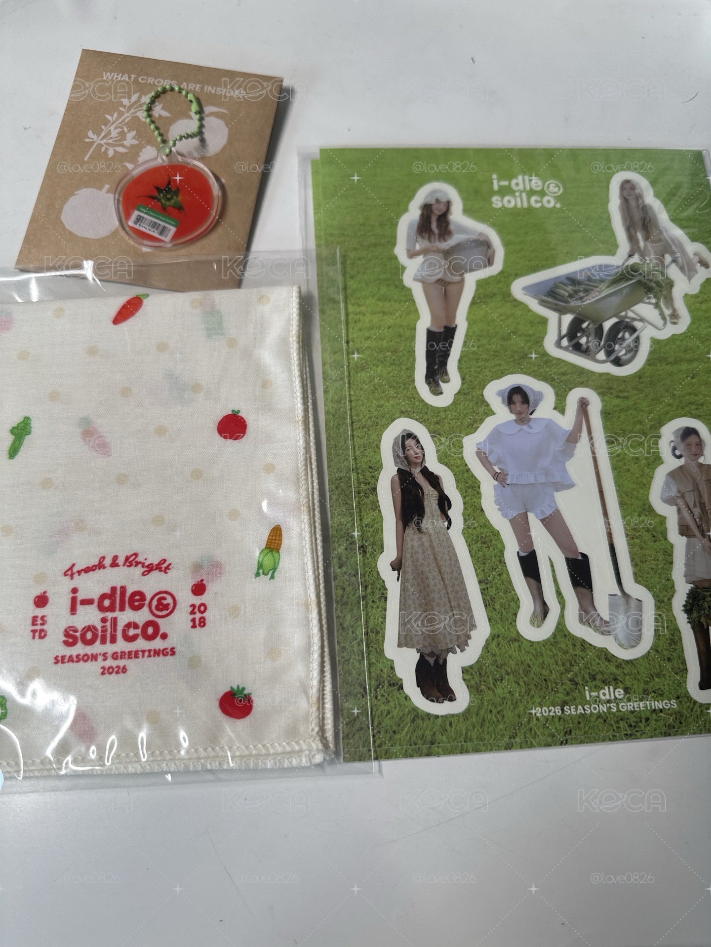 idle 26年曆 周邊