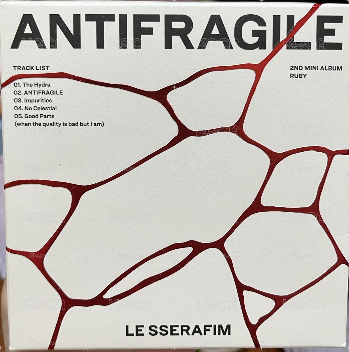 LESSERAFIM 恩採單封 已拆全專