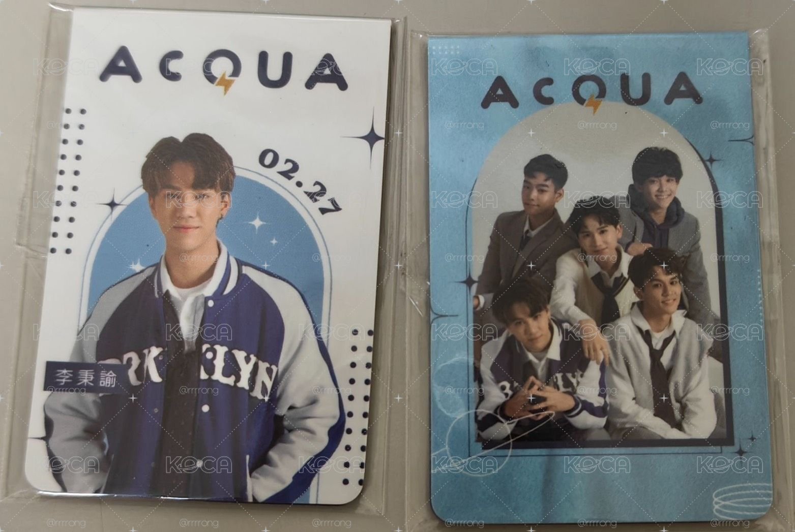 AcQUA 團體悠遊卡+萬波磁鐵+萬波資料夾