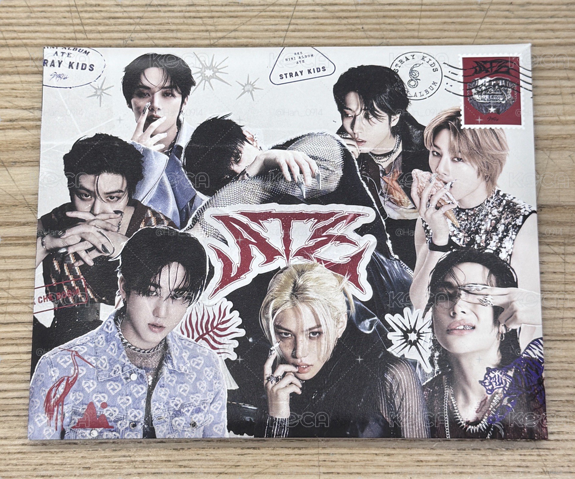 SKZ ATE 信封空專