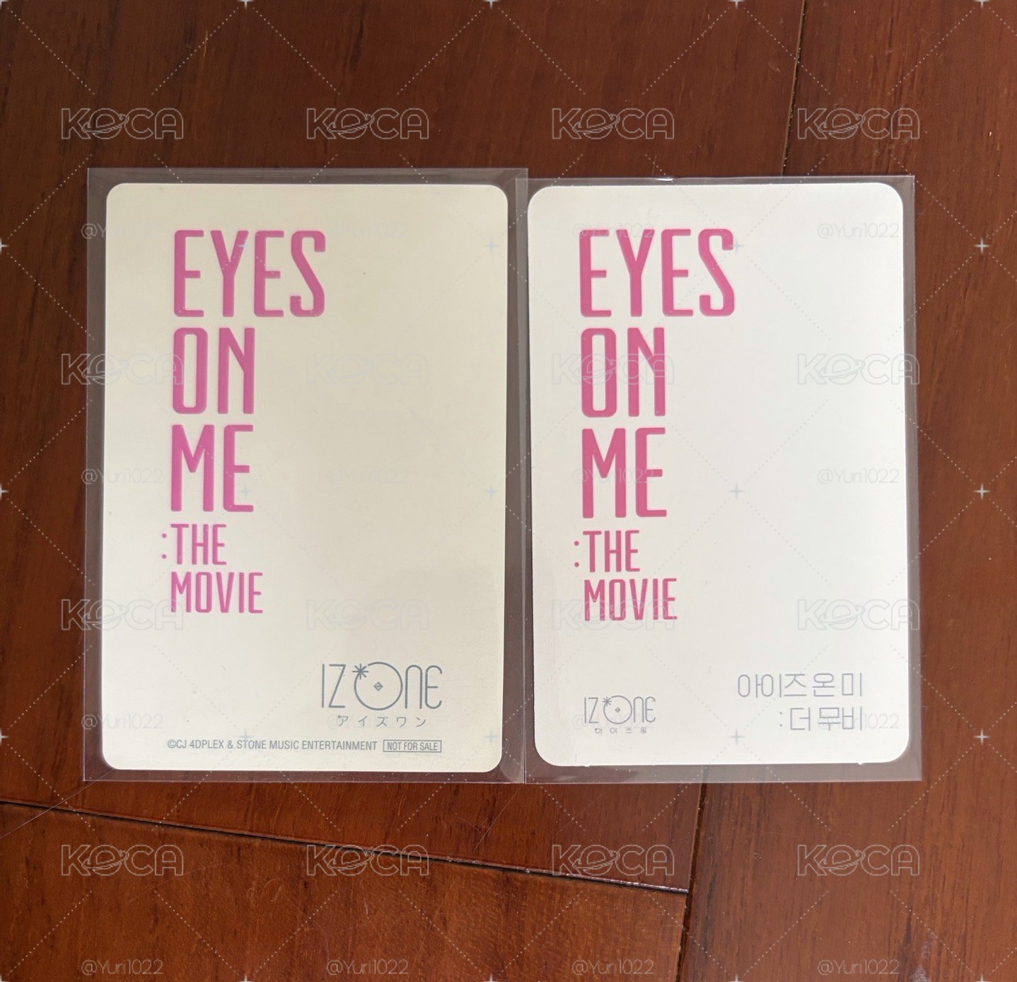 IZ*ONE Eyes On Me:The Movie 電影卡 