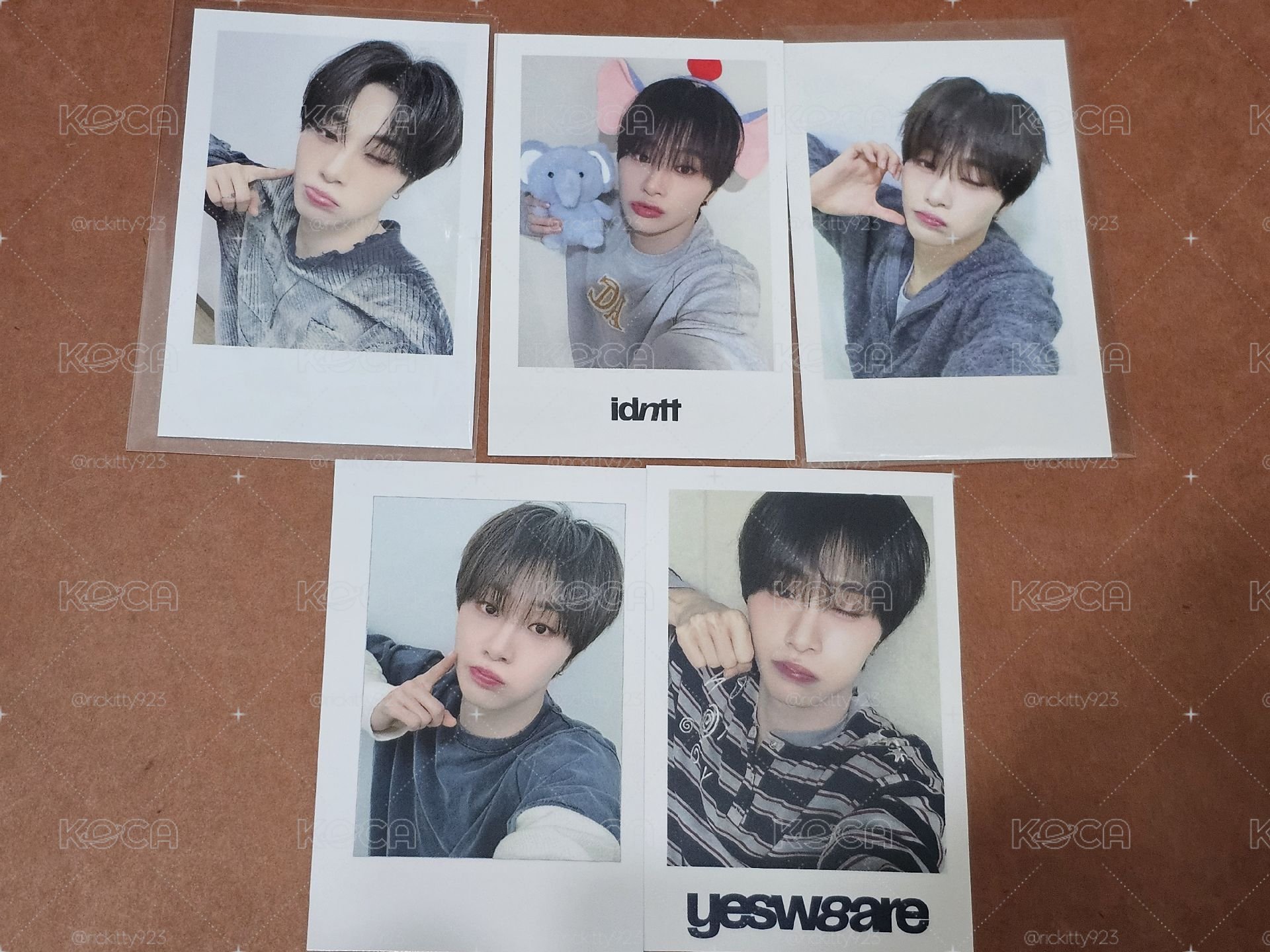 idntt id7 Jiwoon Yesweare 特典卡