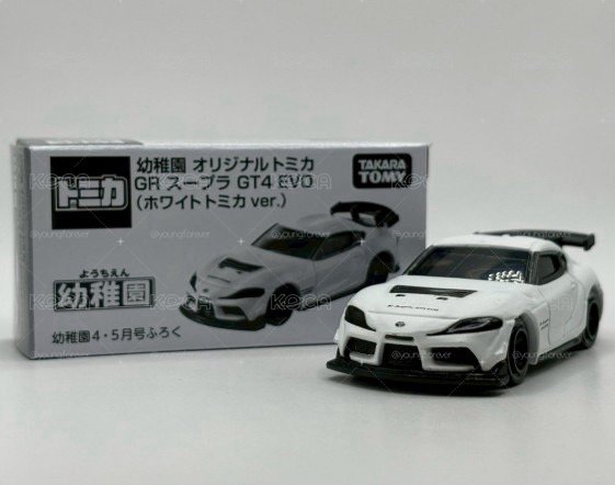 模型車 TOMICA╳TOYOTA GR Supra GT4 EVO (白色版）