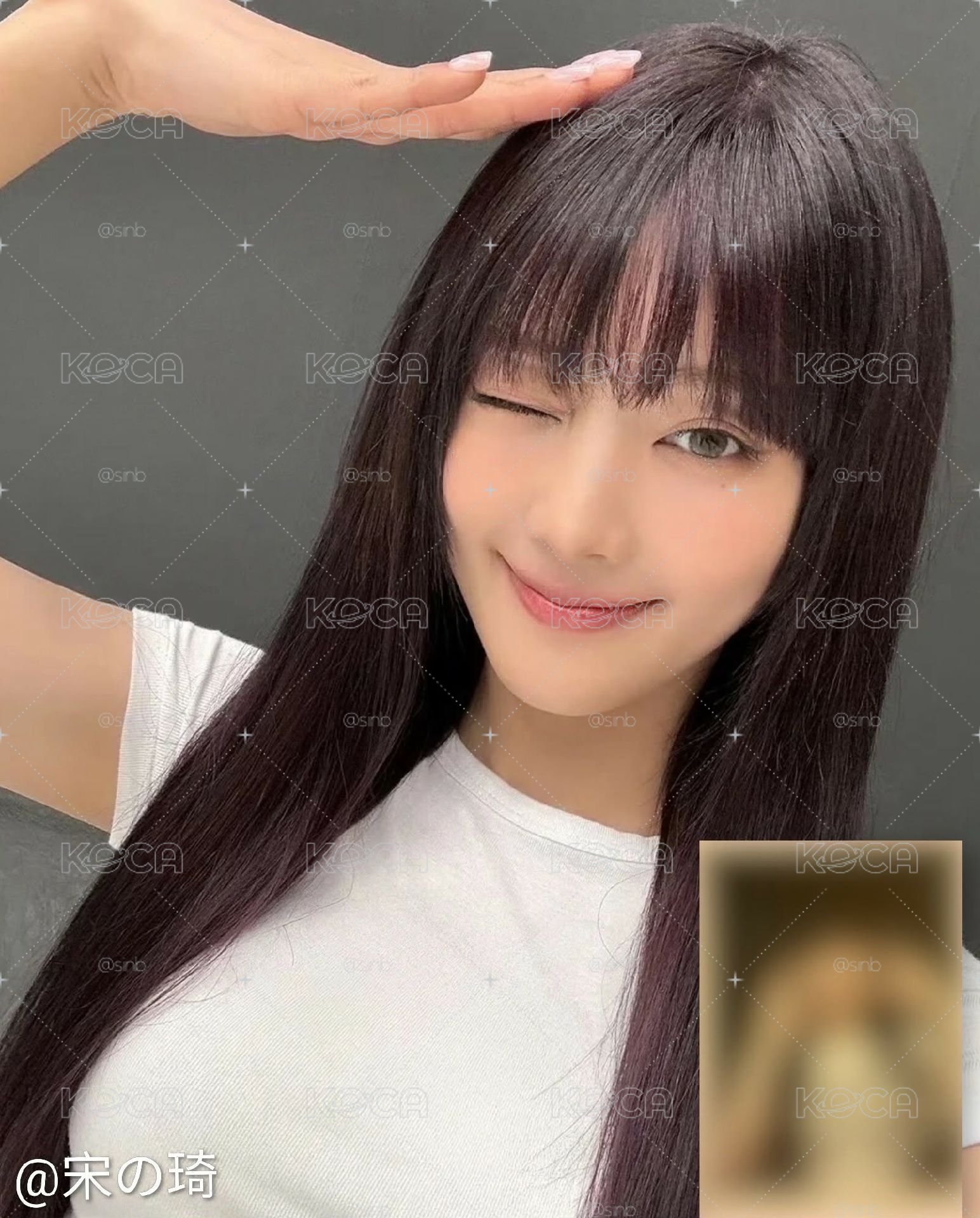 米妮白衣造型未公開🤍