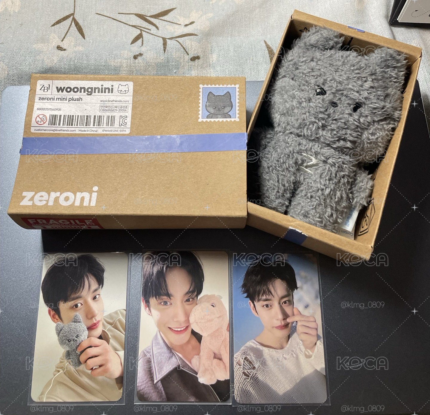 zeroni 13cm 雄盒娃含卡+2張綁物