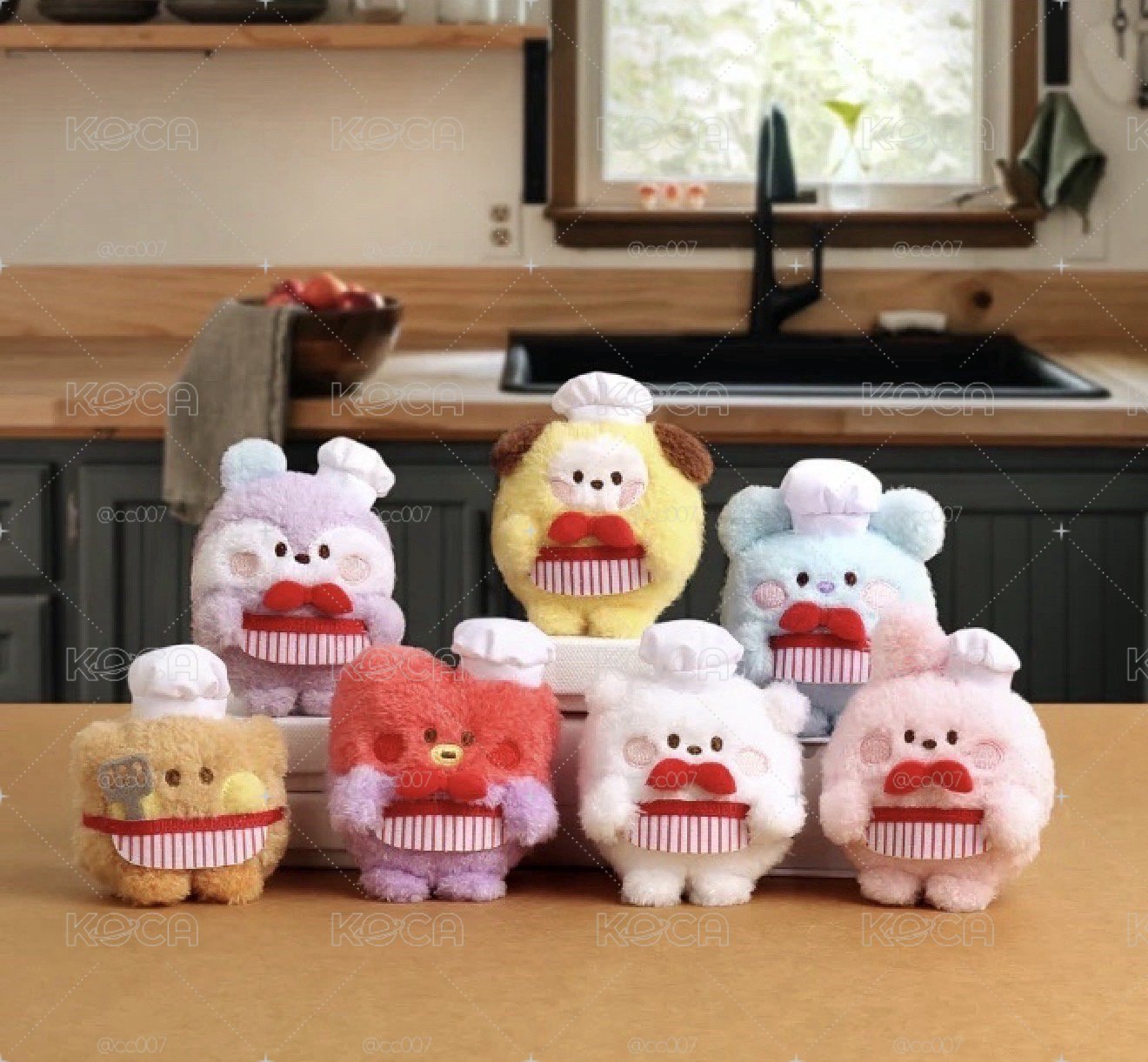 BT21 minini 小廚師吊飾