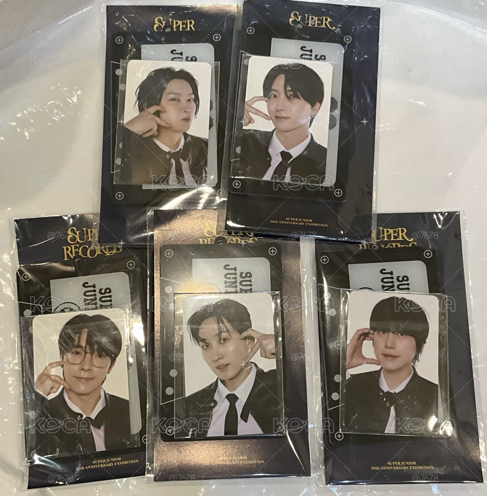 Super Junior 20週年展覽 壓克力卡磚