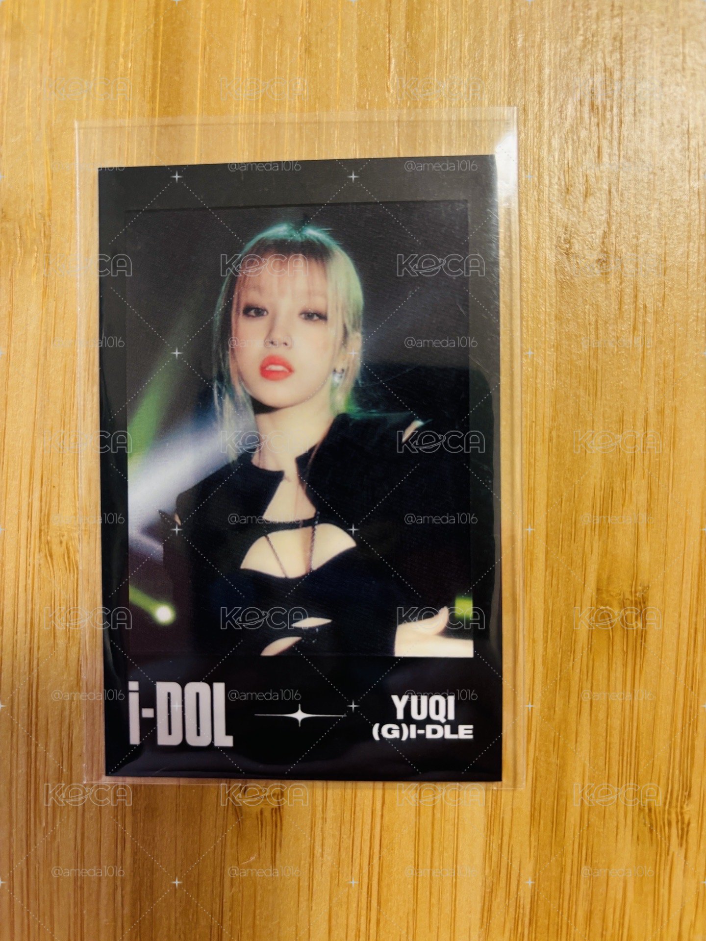 【現貨官方】(G)I-DLE 雨琦 2024 World Tour《iDOL》演唱會場週隨機拍立得 黑衣舞台款