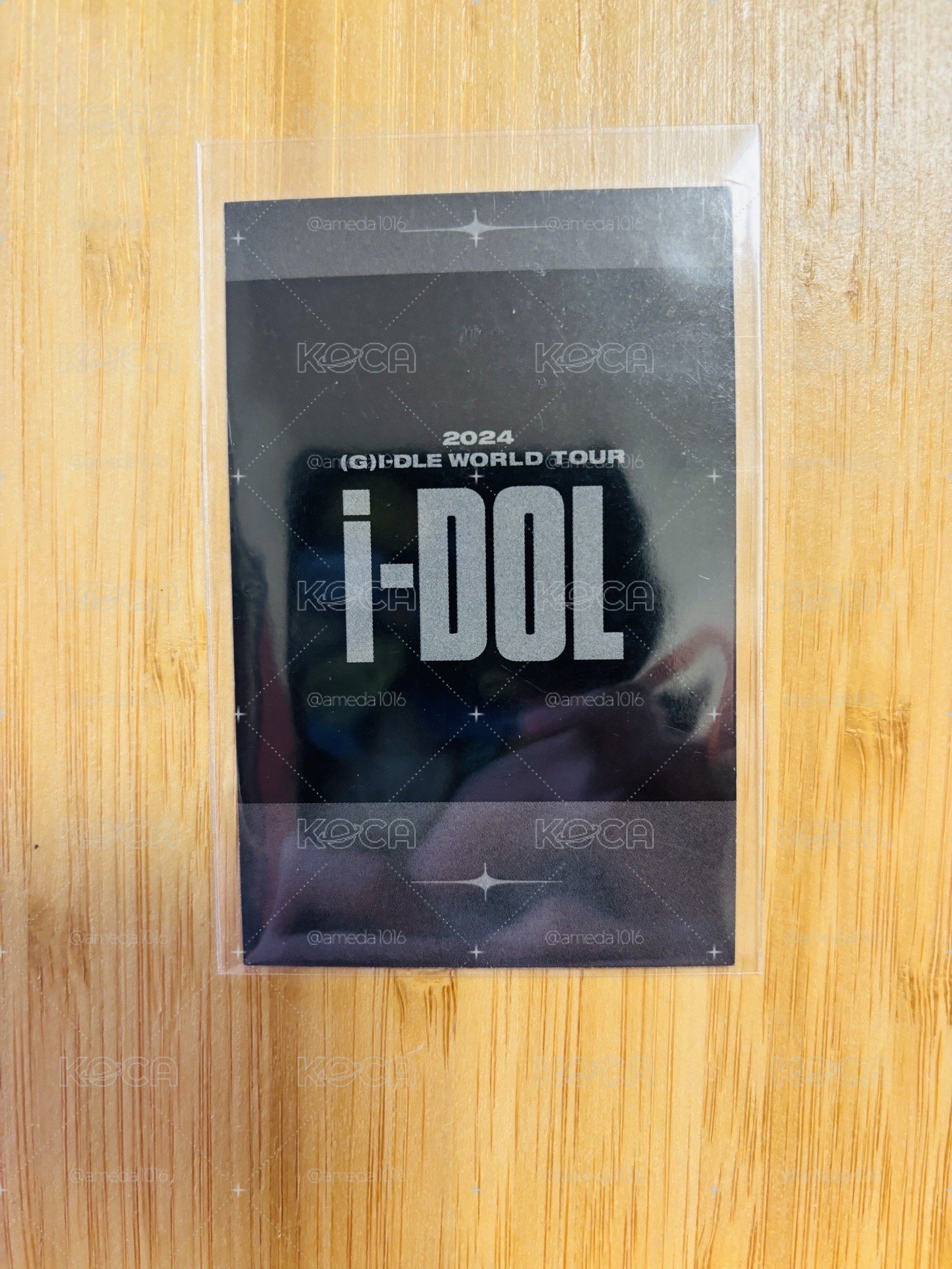 【現貨官方】(G)I-DLE 雨琦 2024 World Tour《iDOL》演唱會場週隨機拍立得 黑衣舞台款