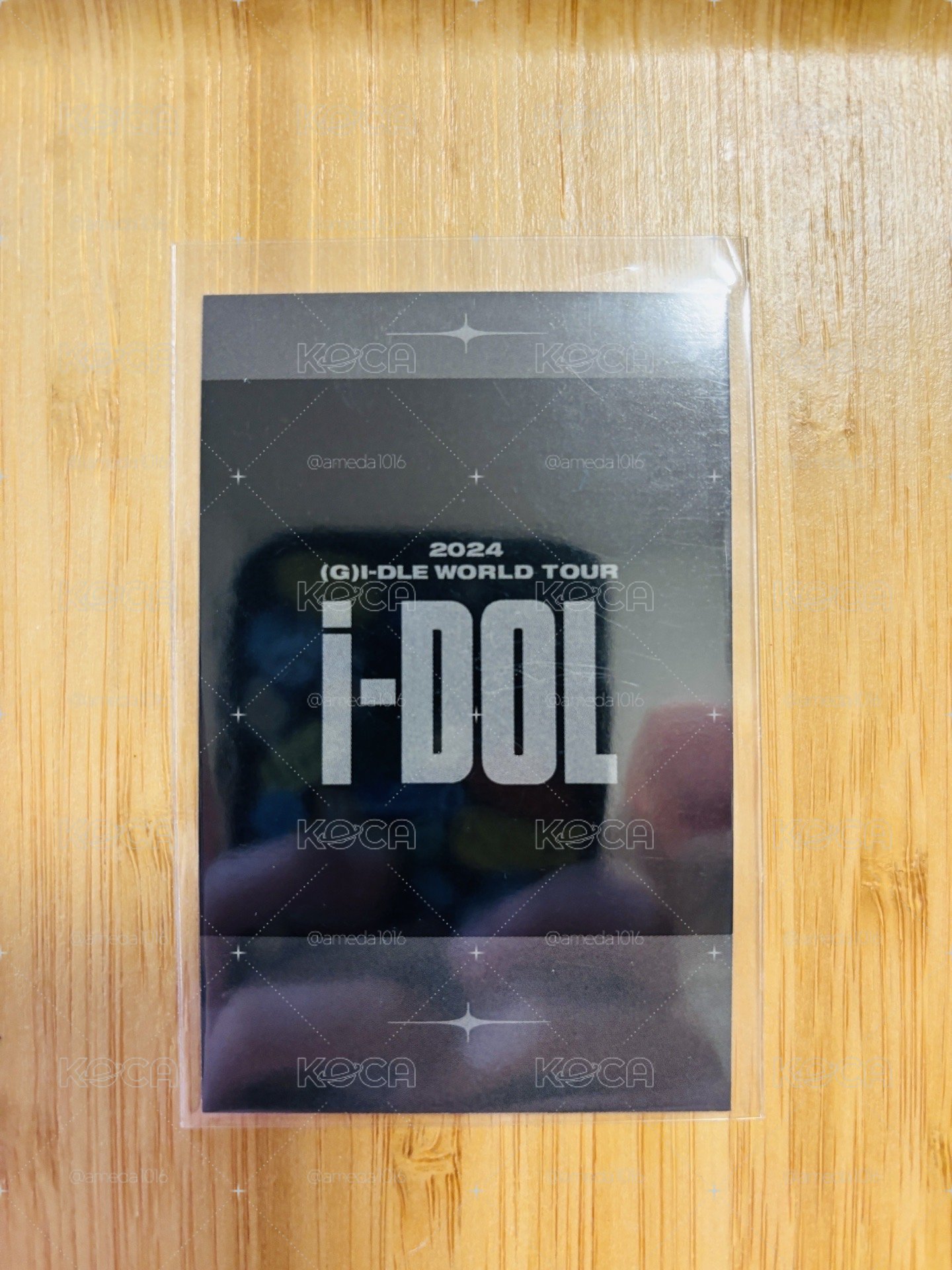 【現貨官方】(G)I-DLE 美延 2024 World Tour《iDOL》演唱會場週隨機拍立得 鏈條黑衣款