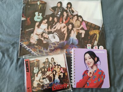 TWICE  ENEMY 空專、資料夾、    彩瑛筆記本