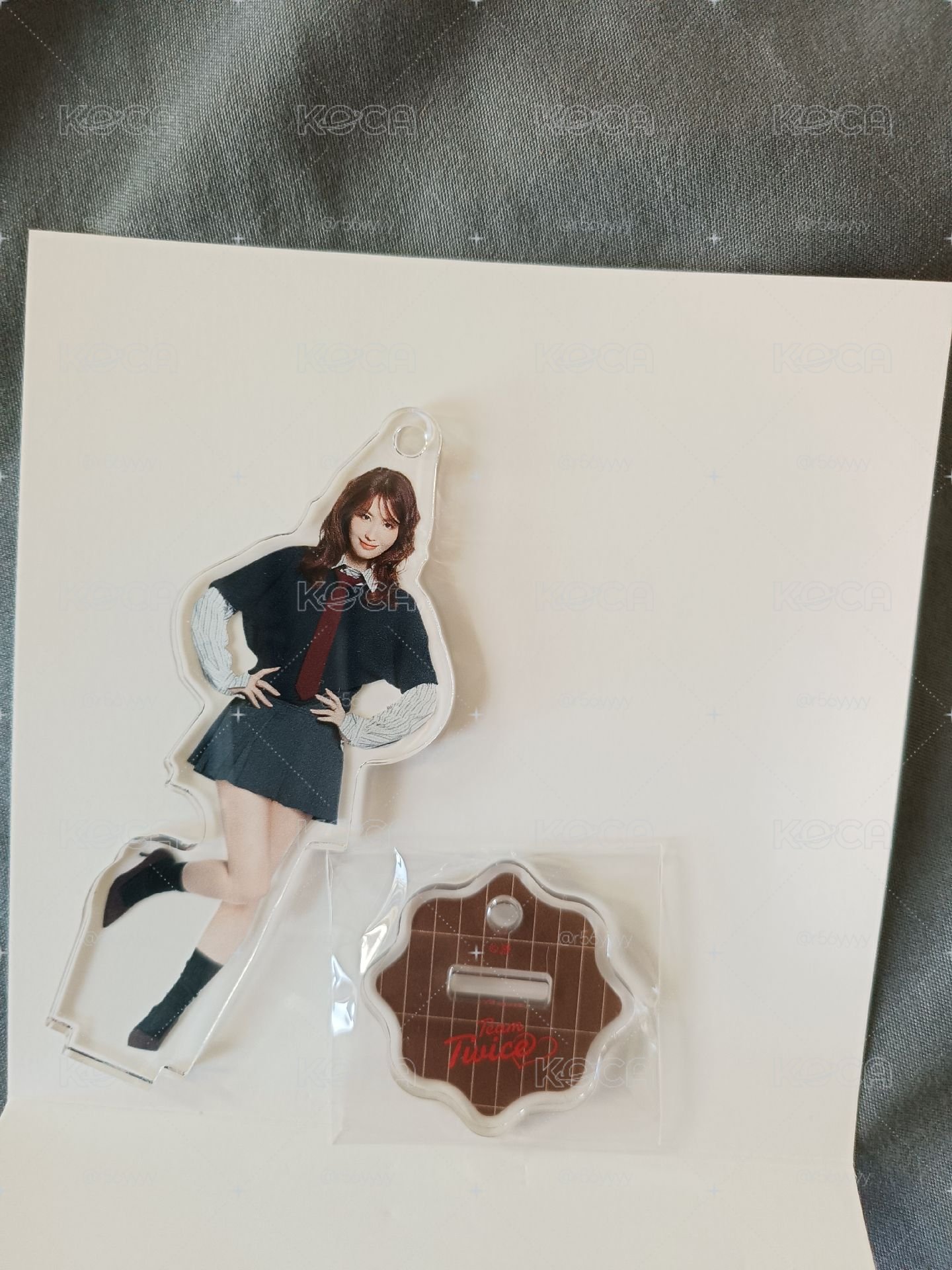 TWICE 新國立隨機立牌吊飾（桃）
