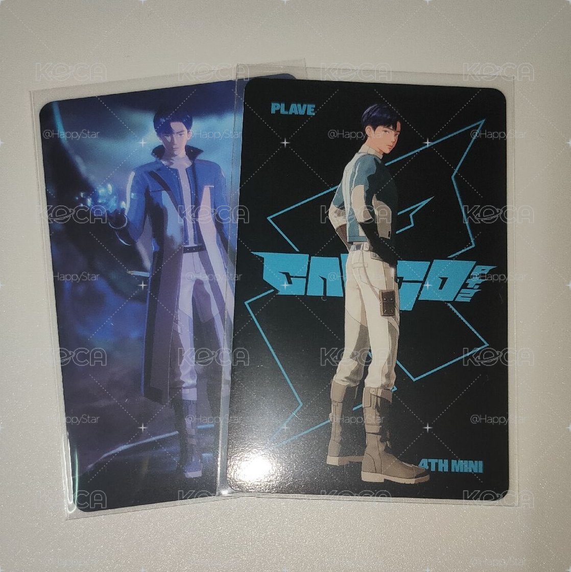 plave 藝俊 迷四專輯卡 QR卡 背影卡